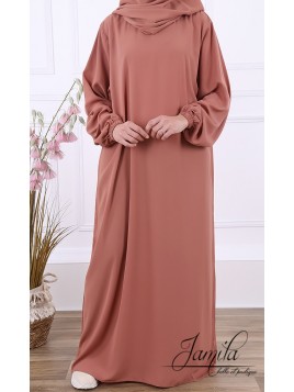 Abaya Simple Nude 2568  -...
