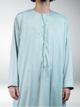 Qamis Emirati Vert d'eau -...