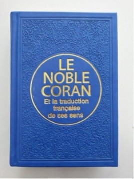 Le noble Coran - Bleu roi...