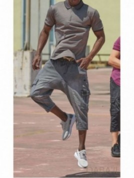 Cargo court jean stretch...