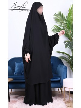 Jilbab 2 pièces jupe Noir -...