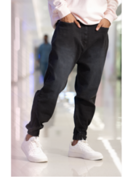 Sarouel Denim - noir - Wassat