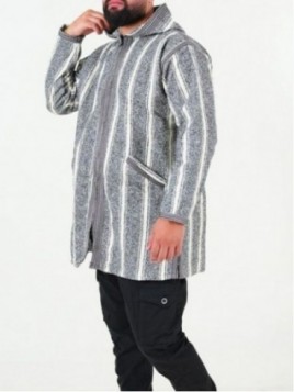 Manteau berbère en laine -...