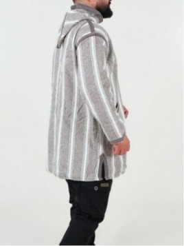 Manteau berbère en laine -...