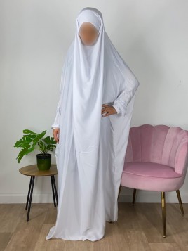 Jilbab 1 pièce Tissu Nidha...