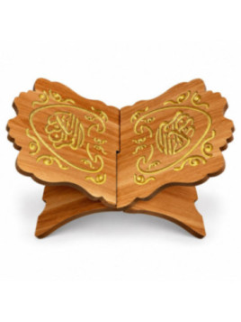 Porte coran en bois marron...