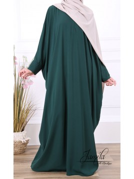 Abaya papillon Vert sapin...