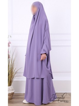 Jilbab 2 pièces jupe Lila...