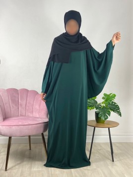 Abaya papillon Vert sapin...